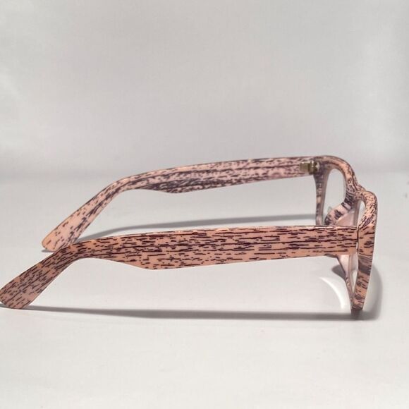 Rectangular Sunglasses with a Wood Grained Print NWT - Picture 5 of 8